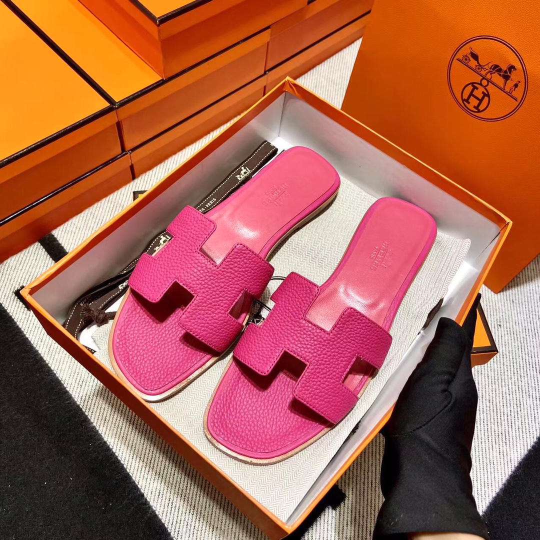 에르메스 올수공 오란 슬리퍼 샌들 토고 43